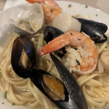 Woolley's Seafood House Restaurant - Mediterranean seafood over linguine - Seafood Near Me - Howell, New Jersey Woolley's Seafood House Restaurant - Mediterranean seafood over linguine - Seafood Near Me - Howell, New Jersey