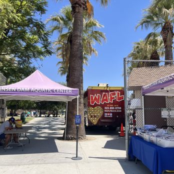 Hansen Dam Aquatic Center - Private entrance for birthday party peeps + Food truck up front. - Water Parks Near Me - Lake View Terrace, California