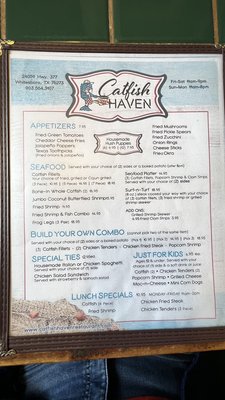 Menu photo 4 Catfish Haven Whitesboro, TX