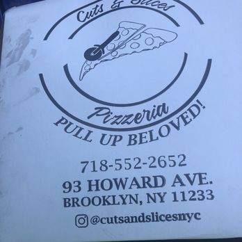 Cuts & Slices - Pizza box - Pizza Near Me - Brooklyn, New York