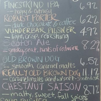 Smuttynose Brewing - Tasting Bar - Beers on tap 7.29.16 - Beer Gardens Near Me - Hampton, New Hampshire