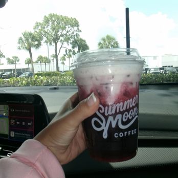 Summer Moon Coffee - hibiscus refresher! - Coffee & Tea Near Me - Fort Myers, Florida