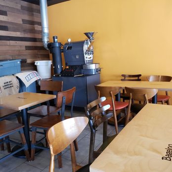 Bageloo - seating area and roaster - Bagels Near Me - Diamond Bar, California Bageloo - seating area and roaster - Bagels Near Me - Diamond Bar, California