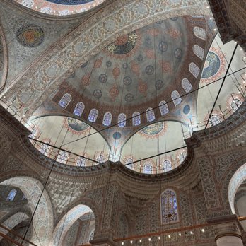 Sultan Ahmet Camii - Blue Mosque - Interior - Landmarks & Historical Buildings Near Me - Istanbul, 34