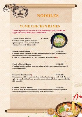 Dumplings Noodles by null
