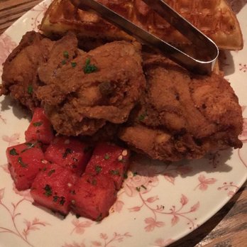 Yardbird - Chicken n waffles n watermelon. Yes please. - Southern Near Me - Las Vegas, Nevada