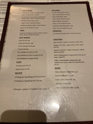 Menu photo 2 Gallo & Galetti Cork, CO