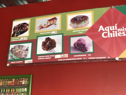 Menu photo 1 Aquí Mis Chiles Zapopan, JAL