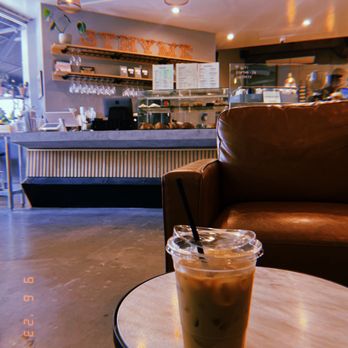 3Thyme - Iced Rose latte with almonds milk. - Coffee & Tea Near Me - Los Angeles, California