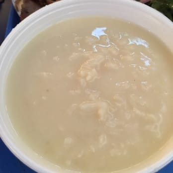 Greek Corner - Avgolemono soup. Say it 3 times fast, I double-dog dare you. - Greek Near Me - Chicago, Illinois