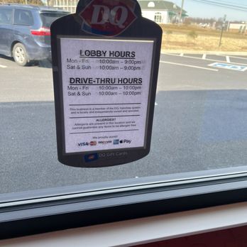 Dairy Queen Grill & Chill - Listed hours of operation - Burgers Near Me - Frederick, Maryland Dairy Queen Grill & Chill - Listed hours of operation - Burgers Near Me - Frederick, Maryland
