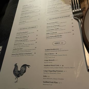 Yardbird - Brunch menu - Southern Near Me - Las Vegas, Nevada