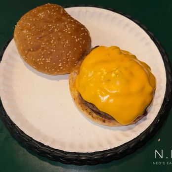 Little Tony's - 1/2 lb Ground Round with Cheese and Caramelized Onions - Burgers Near Me - Grosse Pointe woods, Michigan