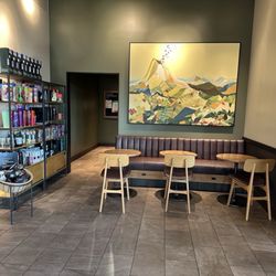 Starbucks - Seating area 2 along with merch wall