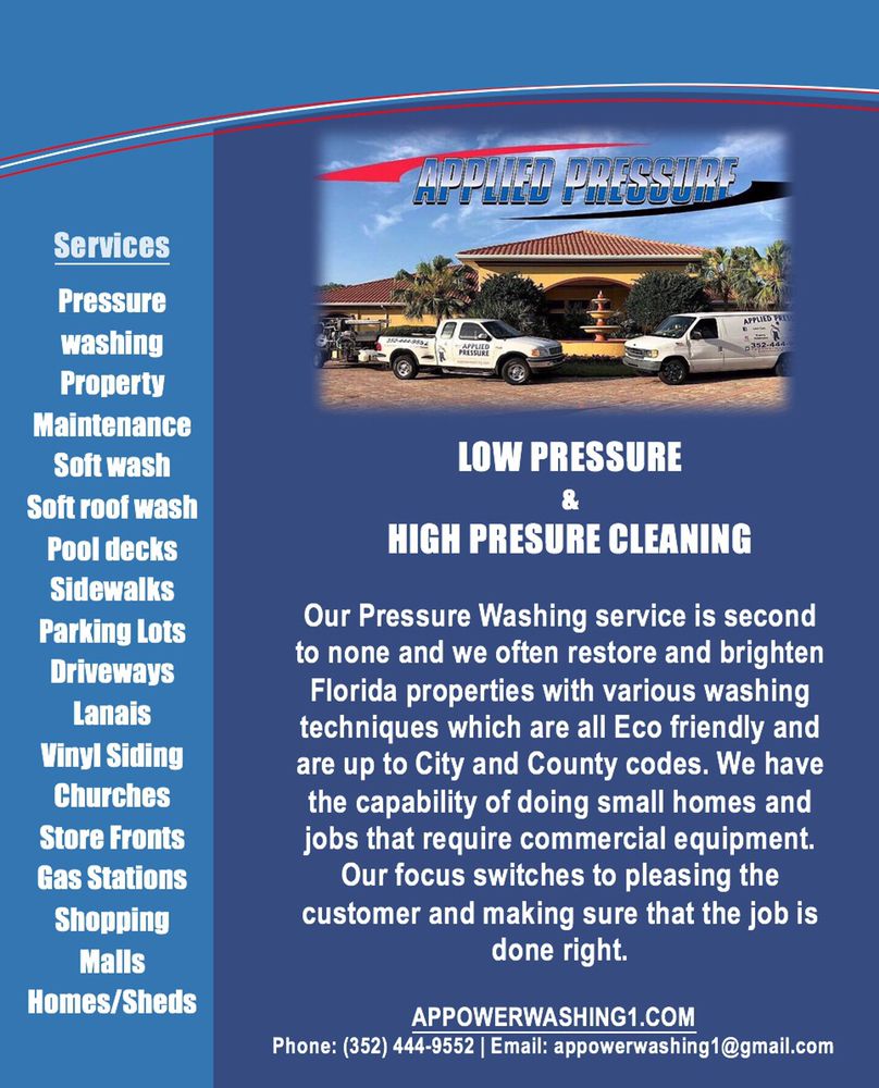 Slide of Applied Pressure