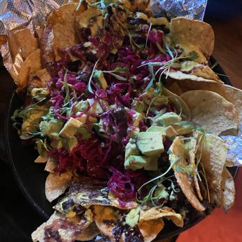 Fox Tale Fermentation Project - Nachos with Hibiscus Mole - Specialty Food Near Me - San Jose, California Fox Tale Fermentation Project - Nachos with Hibiscus Mole - Specialty Food Near Me - San Jose, California