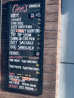 Menu photo 1 Gee's Barbecue Santa Ana, CA Menu photo 1 Gee's Barbecue Santa Ana, CA
