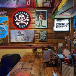Wraptitude Gourmet Wraps, Burgers & Beers - Rustic, but charming interior