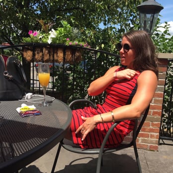 Cafe 422 - Bottomless Mimosas on the patio... Can't beat it - Italian Near Me - Warren, Ohio