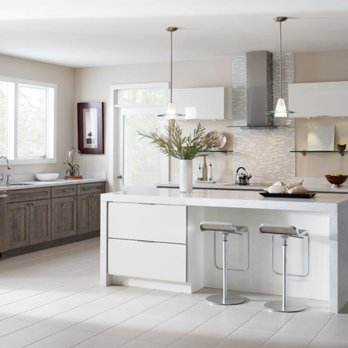 Western States Cabinets - Diamond Cabinets Inspiration. Styles: Worthen/Wixom. Material: Laminate. Colors: Elk/High Gloss White. - Cabinetry Near Me - Thousand Oaks, California Western States Cabinets - Diamond Cabinets Inspiration. Styles: Worthen/Wixom. Material: Laminate. Colors: Elk/High Gloss White. - Cabinetry Near Me - Thousand Oaks, California