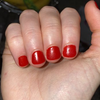 BCBC Nails Spa - GEL manicure - it was so rushed and they did not let the gel dry so it got ruined!! - Nail Salons Near Me - Calabasas, California
