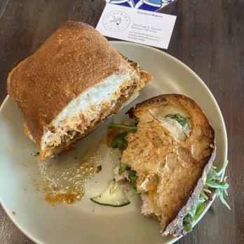 Ovenbird Bakery - Half of Turkey & Havarti sandwich; half of Smashed Meatball sandwich. I forgot to take a pic before I started eating. - Bakeries Near Me - Baltimore, Maryland Ovenbird Bakery - Half of Turkey & Havarti sandwich; half of Smashed Meatball sandwich. I forgot to take a pic before I started eating. - Bakeries Near Me - Baltimore, Maryland