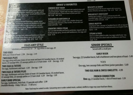 Menu photo 6 Uncle Ernie's Pancake House Kalamazoo, MI Menu photo 6 Uncle Ernie's Pancake House Kalamazoo, MI