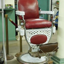 Barry S Slosberg - Porcelain barber chair auction Sunday, May 6th!