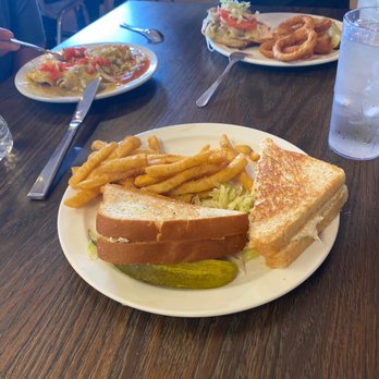 Pappas Sweet Shop Restaurant - Chicken Salad Sandwich with fries Enchiladas Santa Fe Chicken Sandwich - Sandwiches Near Me - Raton, New Mexico Pappas Sweet Shop Restaurant - Chicken Salad Sandwich with fries Enchiladas Santa Fe Chicken Sandwich - Sandwiches Near Me - Raton, New Mexico