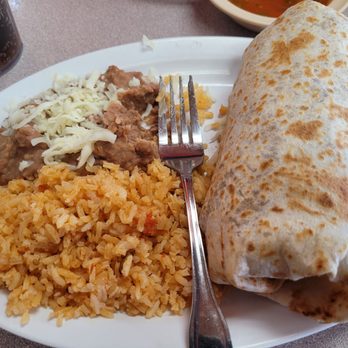 Los Burritos Mexicanos - This is a "baby" burrito! - Mexican Near Me - Lombard, Illinois
