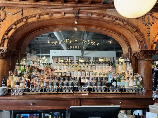Service Bar at Middle West Spirits Distillery by null