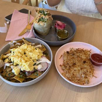 Breezy - chilaquiles, breakfast burrito, and hashbrown - Breakfast & Brunch Near Me - San Juan Capistrano, California Breezy - chilaquiles, breakfast burrito, and hashbrown - Breakfast & Brunch Near Me - San Juan Capistrano, California