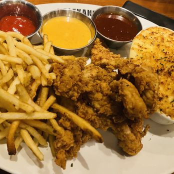 J. Alexander's - Fries, chicken tenders and Mac and cheese meal - New American Near Me - Palm Beach Gardens, Florida J. Alexander's - Fries, chicken tenders and Mac and cheese meal - New American Near Me - Palm Beach Gardens, Florida