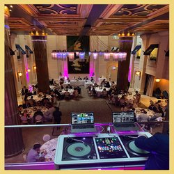 Del Vinyl Entertainment - Lighting & DJ setup @ Wedding