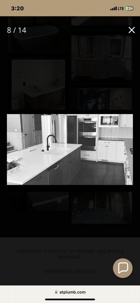 Slide of A&T Plumbing