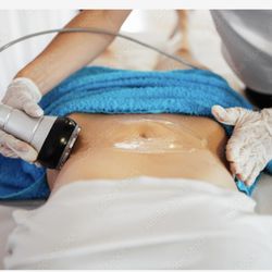 Boss Body Lymphatic Drainage & Sculpting - Ultrasonic waves to remove and destroy the adipose tissue cell membrane The ultrasonic device is calibrated to only target the fat cells .