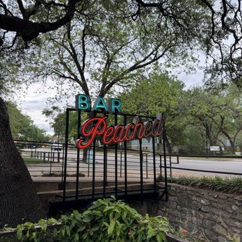 Bar Peached - Front entrance - Cocktail Bars Near Me - Austin, Texas