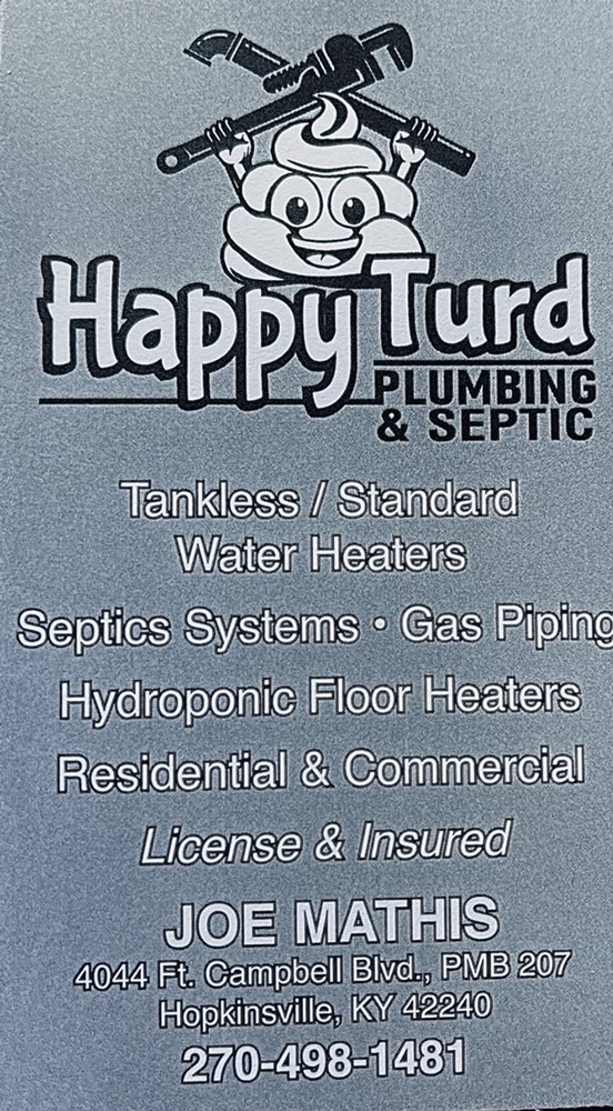 Slide of Happy Turd Plumbing