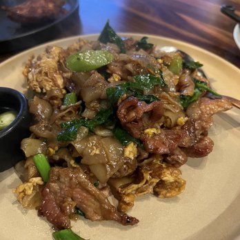 Hanuman Thai Eatery - Pad see ew with pork - Thai Near Me - Costa Mesa, California