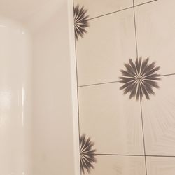 Bakai Construction - His skill & experience truly shined through when installing this unique 'artisan' tile. Im so happy!