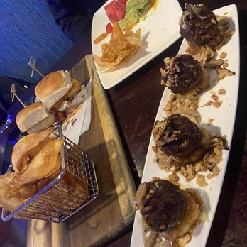 Kona Grill - Denver - Chilean Seared Sea Bass Sliders* Tuna Tartare** and Ribeye Meatballs* - New American Near Me - Denver, Colorado Kona Grill - Denver - Chilean Seared Sea Bass Sliders* Tuna Tartare** and Ribeye Meatballs* - New American Near Me - Denver, Colorado