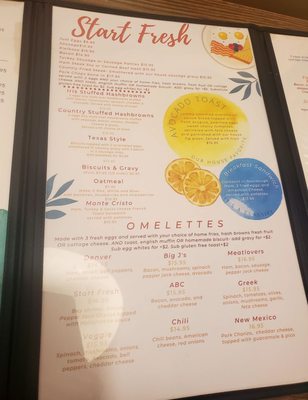 Menu photo 1 Start Fresh Cafe Oceanside, CA