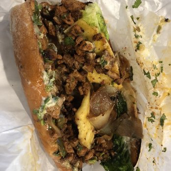 Taco Dudes & Caribbean - Al Pastor Sandwich yum yum - Caribbean Near Me - Renton, Washington Taco Dudes & Caribbean - Al Pastor Sandwich yum yum - Caribbean Near Me - Renton, Washington