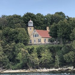 Northern Door County Boat Rental - View of Eagle Bluff lighthouse from the water