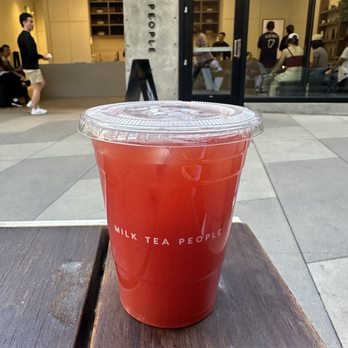 Milk Tea People - Strawberry Jasmine Fresca - Tea Rooms Near Me - Denver, Colorado Milk Tea People - Strawberry Jasmine Fresca - Tea Rooms Near Me - Denver, Colorado