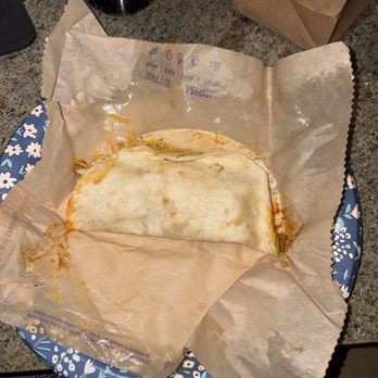 Taco Bell - Soggy Soft Taco Supreme - Fast Food Near Me - Centerville, Utah