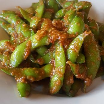 Crazy Rock'N Sushi - Spicy Garlic Edamame - Sushi Bars Near Me - Stanton, California