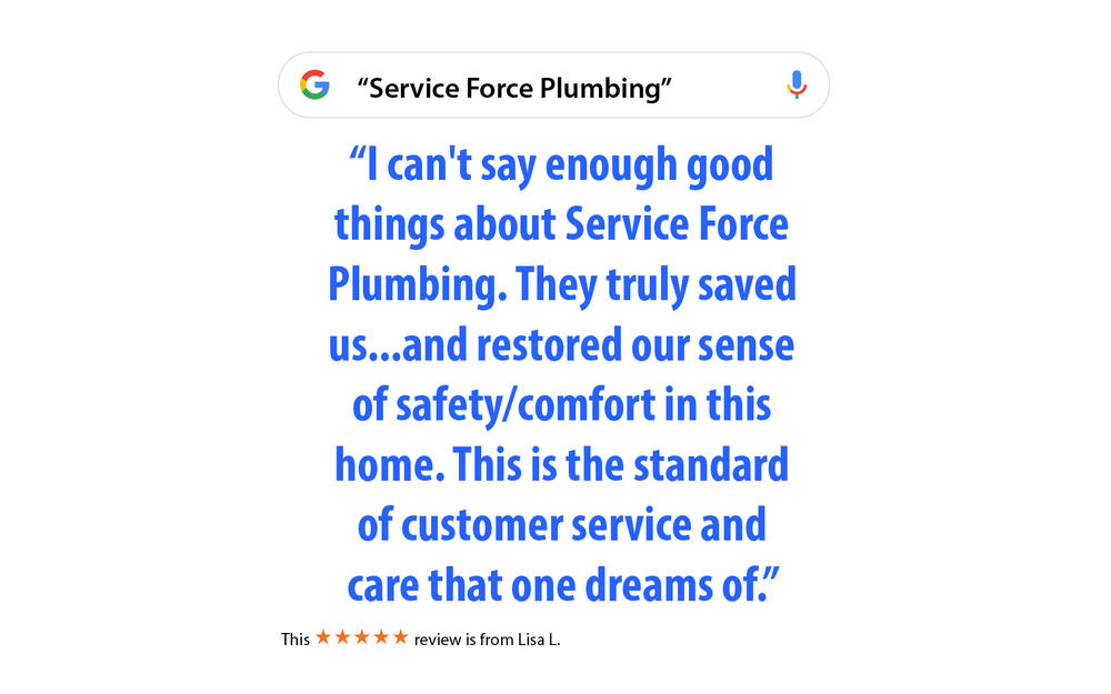 Slide of Service Force Plumbing
