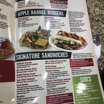Apple Barrel Cafe - Menu - American Near Me - Owasso, Oklahoma