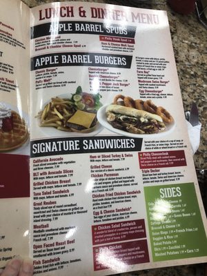 Menu photo 6 Apple Barrel Cafe Owasso, OK